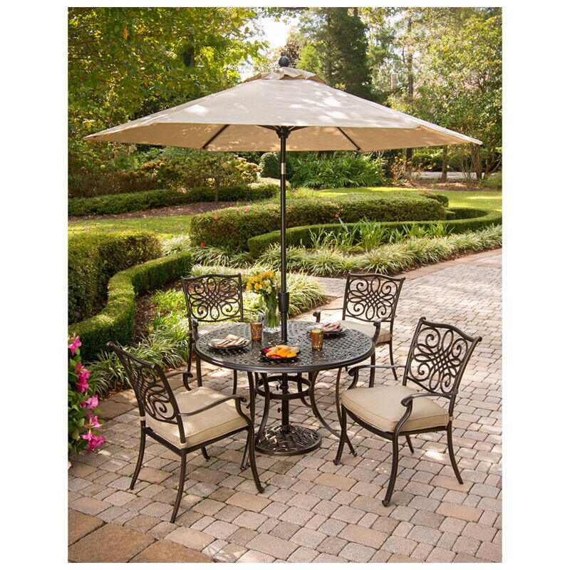 Hanover Monaco & Traditions Iron Umbrella Base, , hires