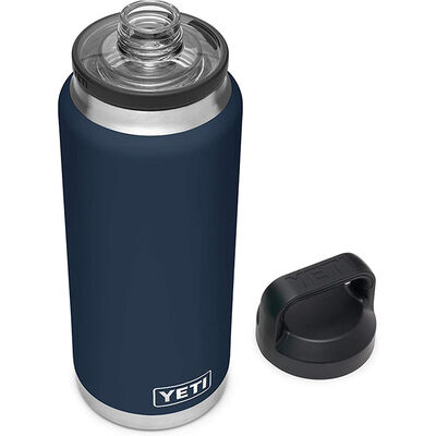 YETI Rambler 36 oz Bottle with Chug Cap - Navy Blue | YRAMBC36NB