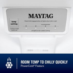 Maytag 33 in. 21.3 cu. ft. Garage-Ready Top Freezer Refrigerator - Black, Black, hires