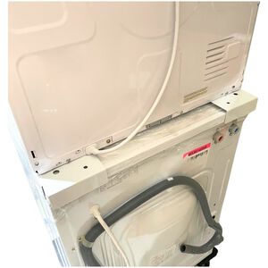 Equator Compact 24 in. 1.57 cu. ft. Electric Front Load Laundry Center with Sensor Dry, Pet & Sanitize Cycle - White, , hires
