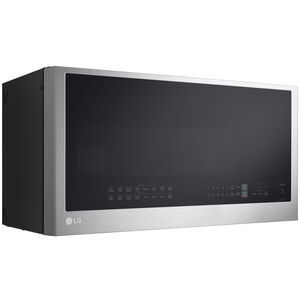 LG 30 in. 1.7 cu. ft. Over-the-Range Microwave with 10 Power Levels, 300 CFM & Sensor Cooking Controls - Print Proof Stainless Steel, PrintProof Stainless Steel, hires