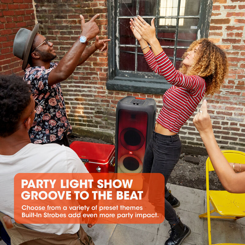 JBL PartyBox 1000 Powerful Portable Bluetooth Party Speaker With JBL PBM100  Wired Microphone