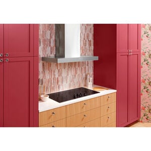 GE 30 in. 5-Burner Electric Cooktop with Simmer Burner & Power Burner - Black, , hires