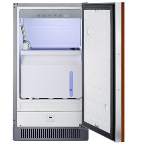 Summit 18 in. Built-In Undercounter Outdoor Commercial-Use Ice Maker with 33 lb. Ice Storage, Auto-Defrost & Digital Control - Custom Panel Ready, , hires