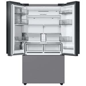 Samsung Bespoke 36 in. 30.1 cu. ft. Smart French Door Refrigerator with Internal Water Dispenser - Stainless Steel, Stainless Steel, hires