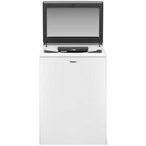 Whirlpool 27 in. 5.3 cu. ft. Smart Top Load Washer with 2-in-1 Removable Agitator & Sanitize with Oxi - White, White, hires