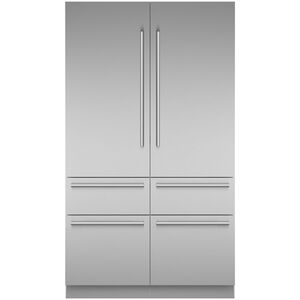 Thermador Freedom Collection 48 in. 26.8 cu. ft. Built-In Smart Counter Depth 6-Door French Door Refrigerator with Internal Water Dispenser - Stainless Steel, , hires