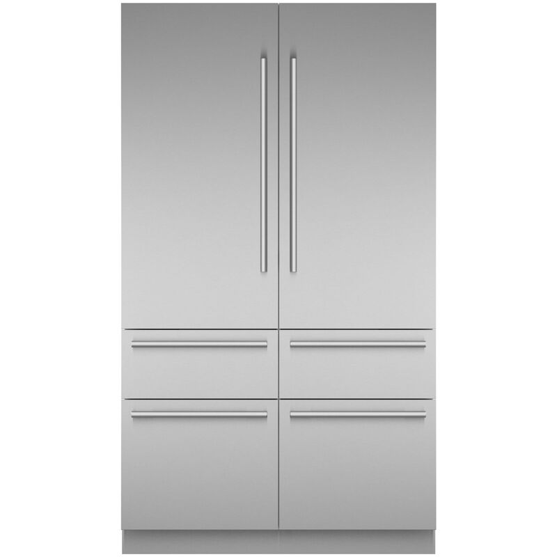 Thermador Freedom Collection 48 in. 26.8 cu. ft. Built-In Smart Counter Depth 6-Door French Door Refrigerator with Internal Water Dispenser - Stainless Steel, , hires