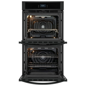 Frigidaire 27" 7.6 Cu. Ft. Electric Double Wall Oven with Standard Convection & Self Clean - Black, Black, hires