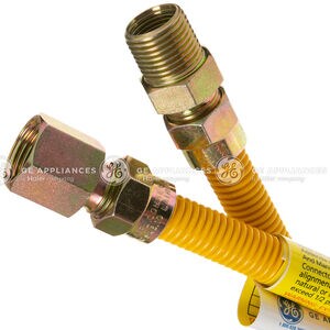 GE Gas 18 in. Braided Connect Water Heater Kit, , hires