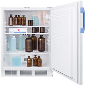 Summit AccuCold MED2 Series 24 in. 5.5 cu. ft. Undercounter Refrigerator - White, , hires