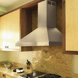 Vent-A-Hood 30 in. Ductless Chimney Style Range Hood with 2 LED Lights - Stainless Steel, , hires