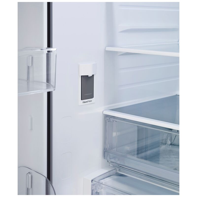 LG 36 in. 26.5 cu. ft. Smart Counter Depth French Door Refrigerator with Internal Water Dispenser - Black Stainless Steel, , hires