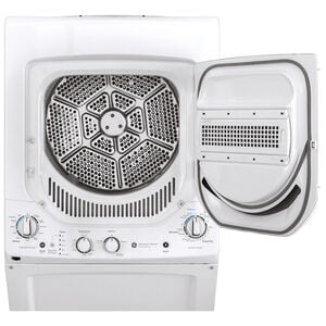 GE 24 in. Laundry Center with 2.3 cu. ft. Washer with 11 Wash Programs & 4.4 cu. ft. Dryer with 4 Electric Dryer Programs & Wrinkle Care - White, , hires