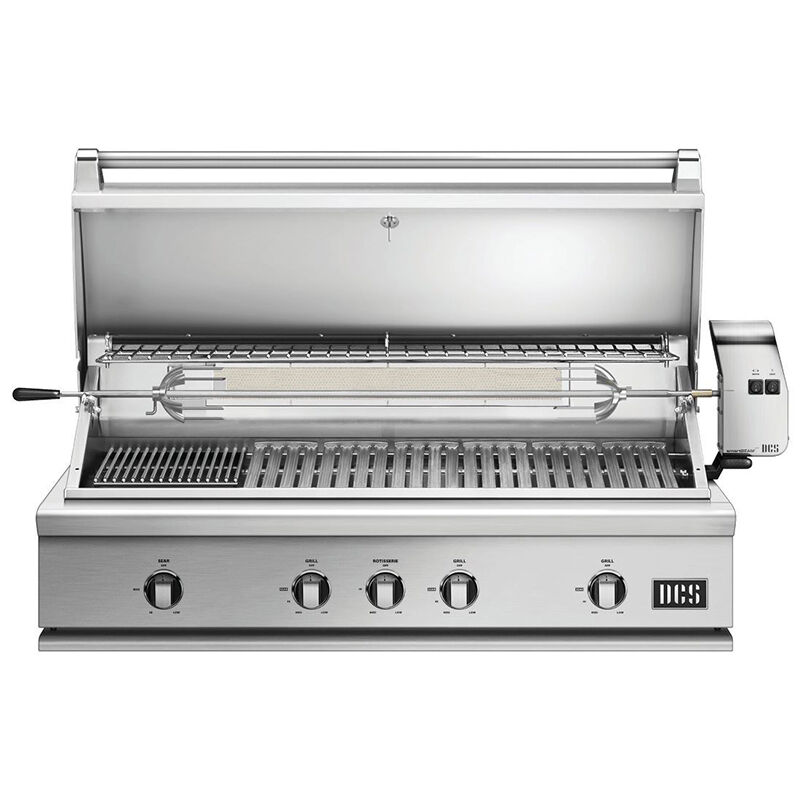 DCS Series 7 48 in. 3-Burner Built-In Liquid Propane Gas Grill with Rotisserie & Sear Burner - Stainless Steel, , hires
