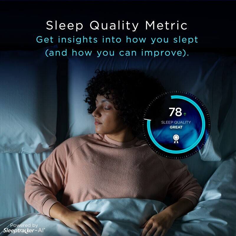 Tempur-Pedic TEMPUR-Ergo ProSmart Air 3.8 in. Split California King Size Adjustable Head and Foot Base with Massage Motion, , hires