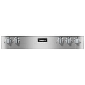 Miele 36 in. 4-Burner Natural Gas Rangetop with Grill, Simmer Burner & Power Burner - Stainless Steel, , hires