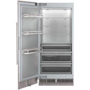 Thermador Freedom Collection 36 in. 22.3 cu. ft. Built-In Smart Triple Drawer Upright Freezer with Ice-Maker & Adjustable Shelves - Custom Panel Ready, , hires