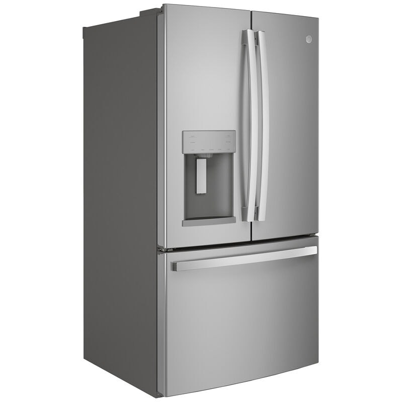 GE 36 in. 27.7 cu. ft. French Door Refrigerator with Ice & Water Dispenser - Fingerprint Resistant Stainless, Fingerprint Resistant Stainless, hires