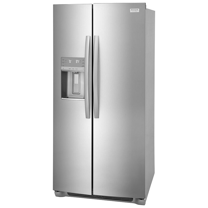 Frigidaire Gallery 33 in. 22.3 cu. ft. Side-by-Side Refrigerator with Ice & Water Dispenser - Stainless Steel, , hires