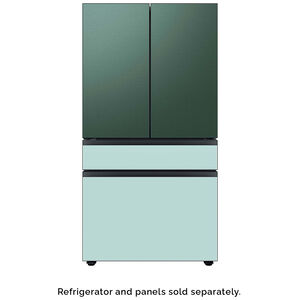 Samsung BESPOKE 4-Door French Door Middle Panel for Refrigerators - Morning Blue Glass, , hires