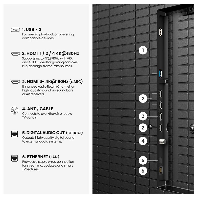 Hisense - 100" Class UR8 Series RGB Mini-LED 4K UHD Smart Google TV, , hires