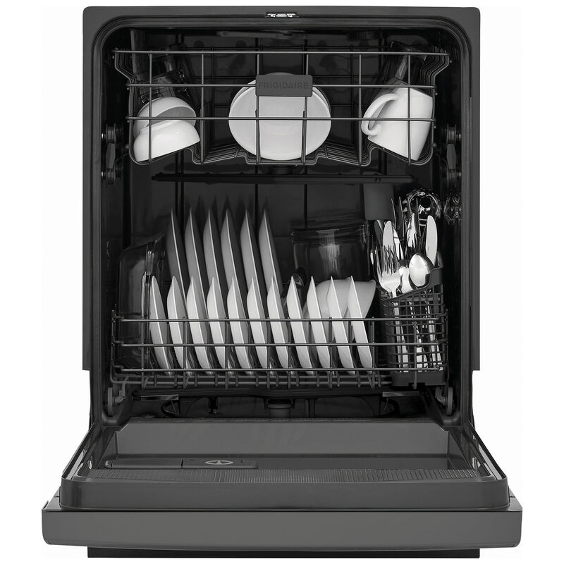 Frigidaire 24 in. Front Control Dishwasher with 54 dBa Sound Level, MaxDry & Pocket - Stainless Steel, Stainless Steel, hires