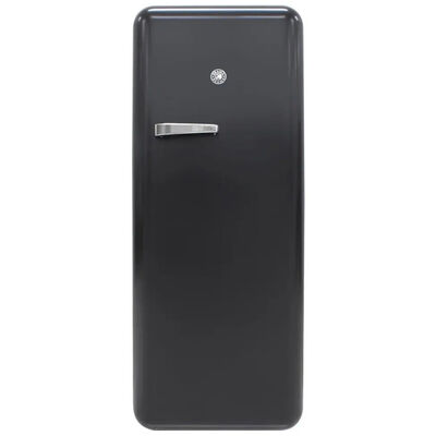 Brama Retro 24 in. 9.9 cu. ft. Top Freezer Refrigerator Black | BRRETRO01WB