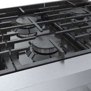 Bosch 800 Series 36 in. 6-Burner Natural Gas Rangetop with Simmer Burner & Power Burner - Stainless Steel, , hires