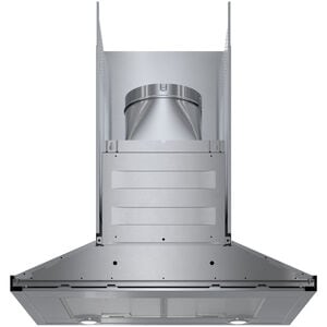 Bosch 300 Series 30 in. Convertible Chimney Style Range Hood with 300 CFM, 3 Fan Speeds & 2 LED Lights - Stainless Steel, , hires