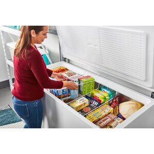 Amana 55 in. 16.0 cu. ft. Garage-Ready Chest Freezer - White, , hires