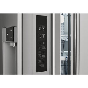 Frigidaire Professional 36 in. 22.6 cu. ft. Counter Depth French Door Refrigerator with Ice & Water Dispenser - Stainless Steel, , hires