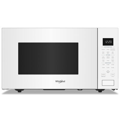 Whirlpool 22 in. 1.6 cu. ft. Countertop Microwave with 10 Power Levels & Sensor Cooking - White | WMCS7022PW