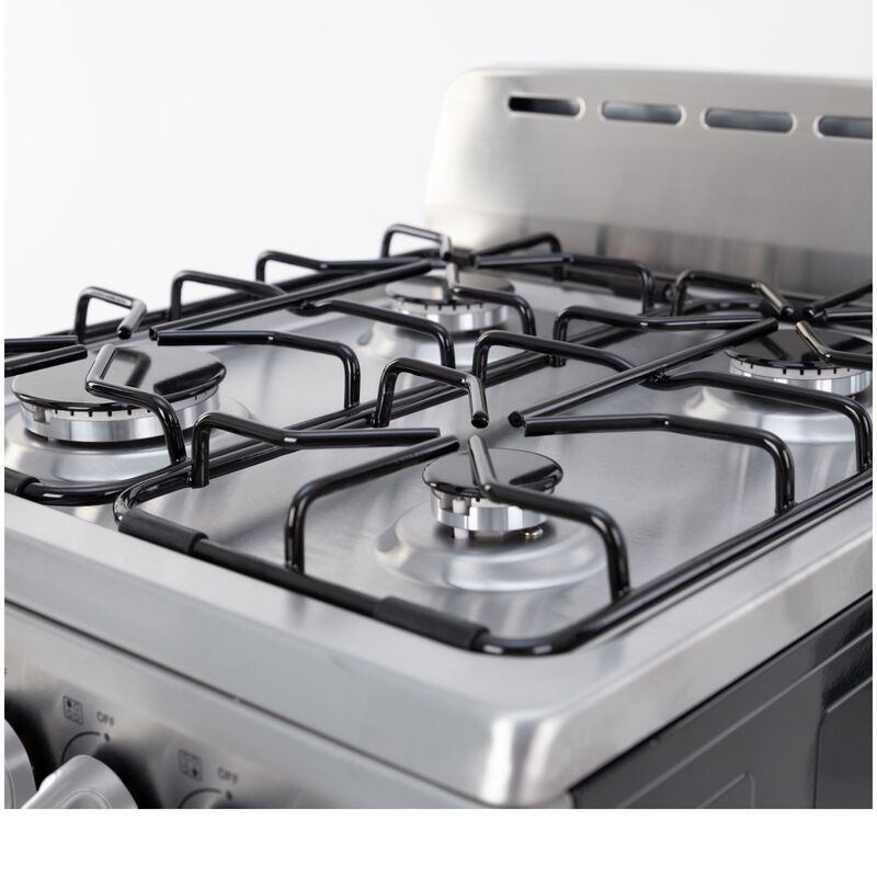 Avanti 20 in. 2.1 cu. ft. Gas Range with 4 Sealed Burners - Stainless Steel, , hires