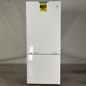 Summit 28 in. 15.1 cu. ft. Counter Depth Bottom Freezer Refrigerator - White (Open Box Excellent Condition), , hires