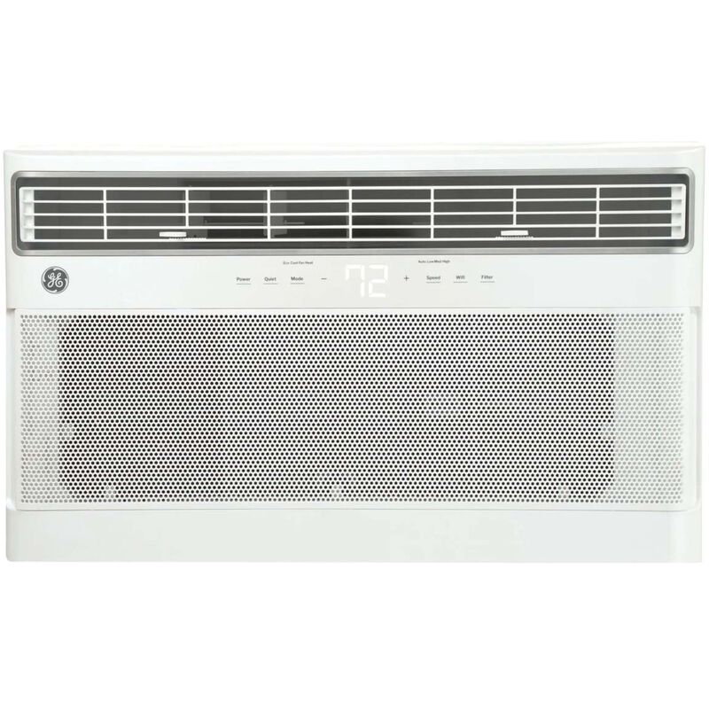 GE 7,800 BTU 115V Smart Window/Wall Air Conditioner with Inverter, 3 Fan Speeds & Remote Control - White, , hires