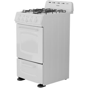Avanti 20 in. 2 cu. ft. Gas Range with Open Burners - White, , hires