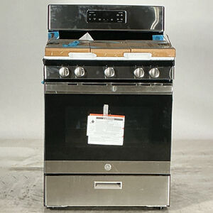 GE 30 in. 5 cu. ft. Gas Range with 5 Sealed Burners & Griddle - Stainless Steel (Open Box Good Condition), , hires