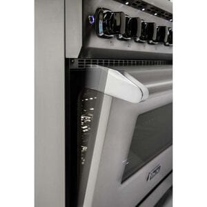 Viking 5 Series 36 in. 5.1 cu. ft. Standard Convection Gas Range with 4 Sealed Burners & Griddle - Stainless Steel, , hires