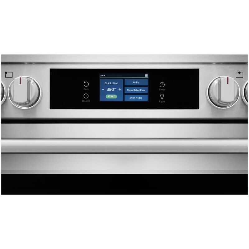 Frigidaire Professional 30 in. 6.2 cu. ft. Smart Air-Fry True European Convection Steam Oven Electric Range with Smoothtop Burners - Stainless Steel, , hires