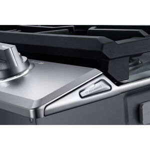 Dacor Transitional 36 in. 5-Burner Smart Natural Gas Cooktop with Griddle, Simmer Burner & Power Burner - Silver Stainless, , hires