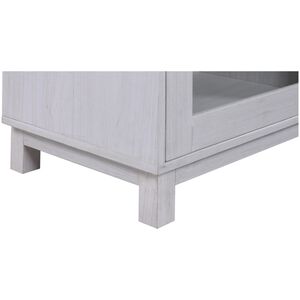 Lilola Summit 70"W White Walnut Finish TV Stand Console with Fireplace and Heater, , hires