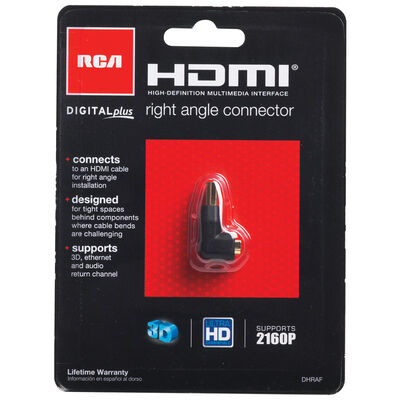 RCA DHRAF HDMI Right-Angle Adapter | DHRAF