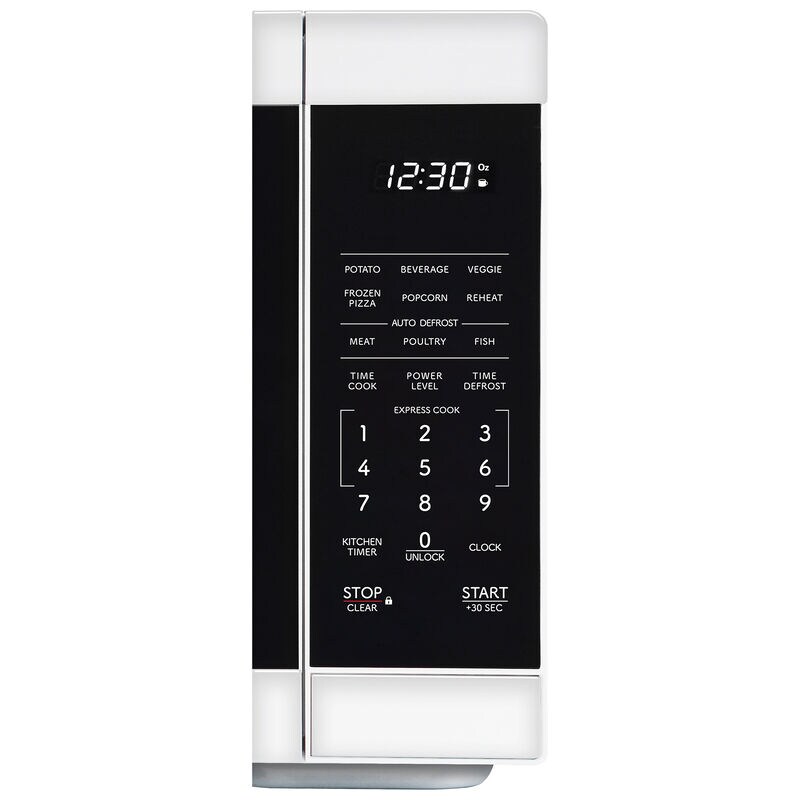 Sharp 21 in. 1.1 cu. ft. Countertop Microwave with 11 Power Levels - White, White, hires