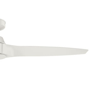 Hunter 60 in. Mosley Energy Star Damp Rated Ceiling Fan and Wall Control - Fresh White, , hires