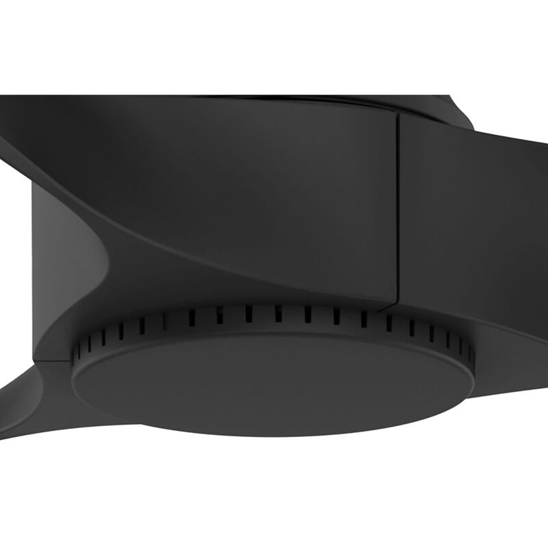 Hunter 60 in. Mosley Energy Star Damp Rated Ceiling Fan and Wall Control - Matte Black, , hires