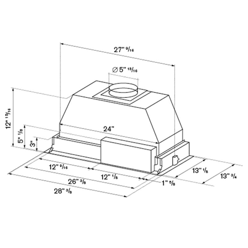 Bertazzoni 30 in. Ducted Standard Style Range Hood with 600 CFM, 3 Fan Speeds & 2 LED Lights - Stainless Steel, , hires