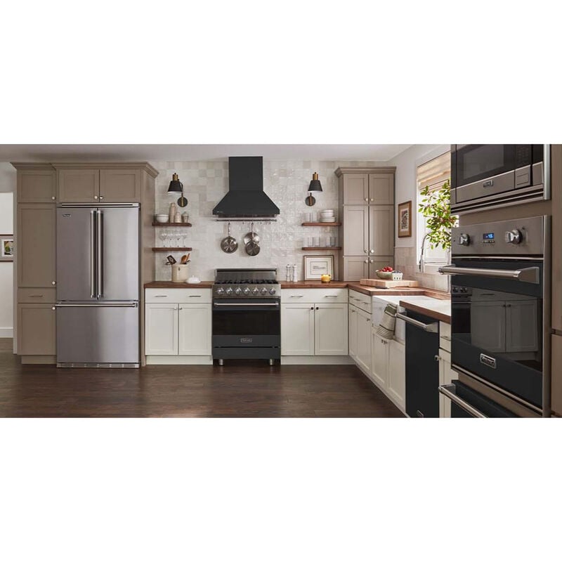 Viking 3 Series 30 in. 4.3 cu. ft. Electric Single Wall Oven with True European Convection - Stainless Steel, , hires