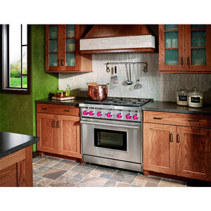 Wolf 36 in. 5.5 cu. ft. Oven Freestanding LP Gas Range with 6 Sealed Burners - Stainless Steel, , hires