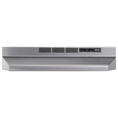 Broan 41000 Series 36 in. Standard Style Range Hood with 2 Speed Settings & 1 Incandescent Light - Stainless | 4136SF